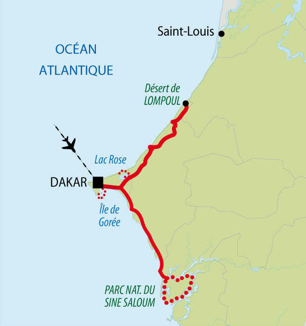 carte dakar